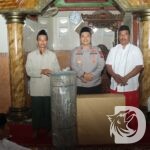 Kapolres Nganjuk AKBP Henri Noveri Santoso saat Safari Jum'at di Masjid Baitul Atqiya