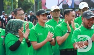Kapolres Gresik AKBP Rovan Richard Mahenu hadiri Pembukaan Kejuaraan Tenis Junior TDP Piala Dandim