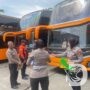 Jelang Nataru, Polres Malang Gelar Ramp Check Bus Pariwisata