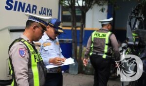 Satlantas Polres Gresik dan Dishub gelar ramcheck