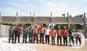 Danrem 084/BJ Brigjen TNI Danny Alkadrie cek bangunan koperasi Merah Putih