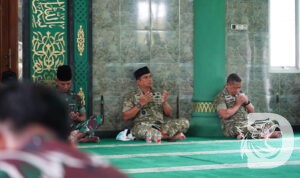 Danrem 084/Bhaskara Jaya Brigjen TNI Danny Alkadrie saat gelar doa bersama