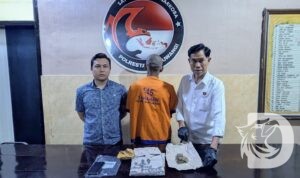 Polisi tangkap tersangka beserta barang buktinya