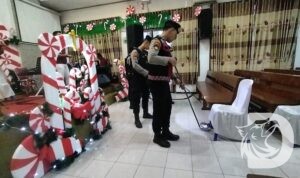 Polres Bojonegoro Sterilisasi Gereja
