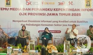 Sinergitas OJK Jatim bersama media, di kegiatan Temu Media