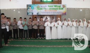 Polres Nganjuk gelar Isra' Mi’raj