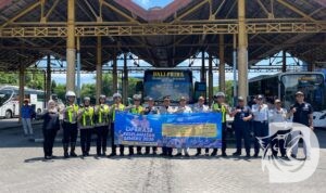 Satlantas Polres Gresik gelar ramp check di terminal Bunder