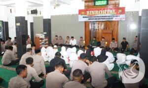 Polres Nganjuk Gelar Binrohtal