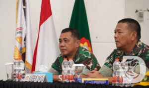 Kasipers 084/BJ Kolonel Inf Adhe Hansen selaku pelaksana ujian