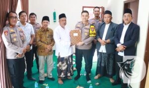 Kapolres Nganjuk AKBP Suria Miftah Irawan silaturahmi ke ketua MUI