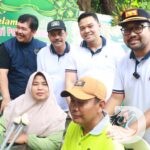 Kapolres Nganjuk AKBP Suria Miftah Irawan bersama PWI gelar baksos