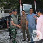 Danrem 084/BJ Brigjen TNI Danny Alkadrie dampingi Pangdam V/Brawijaya Mayjen TNI Rudy Saladin