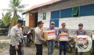Polres Probolinggo beri Bansos ke warga terdampak longsor dan banjir