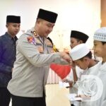 Kapolres Gresik AKBP Ramadhan Nasution santuni anak Yatim