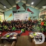 Satlantas Polres Gresik dalam acara Ngopi Bersama Driver Online