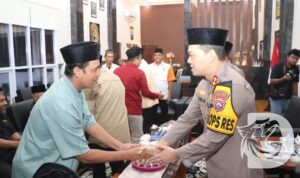 Kapolres Nganjuk AKBP Suria Miftah Irawan terima kunjungan Ormas