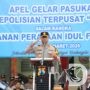 Polres Gresik Gelar Apel Pasukan Ops Ketupat Semeru Pengamanan Lebaran