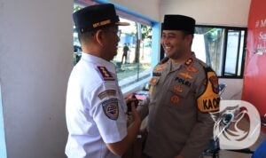 Kapolres Gresik AKBP Ramadhan Nasution cek Pos Pam Pelabuhan Gresik