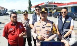 Kapolres Gresik AKBP Ramadhan Nasution sidak SPBU