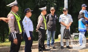 Satlantas Polres Gresik gelar rampcheck di Rest Area