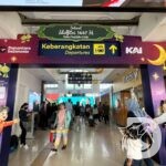 KAI Daop 8 Surabaya saat arus balik lebaran