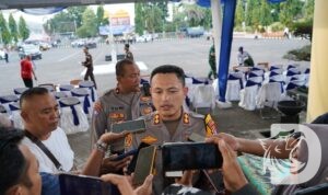 Kapolres Situbondo AKBP Bayu Anuwar Sidiqie berikan keterangan