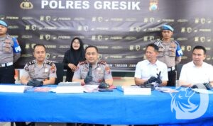 Satresnarkoba Polres Gresik menggelar ungkap kasus Narkoba