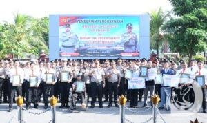 Polres Madiun Kota beri penghargaan Bripda Prasetywanto Sakti Aji