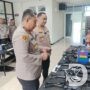 Polres Gresik bersama Gabungan Polda Jatim Periksa Senjata Api Milik Anggota
