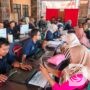 Pelayanan Administrasi Kependudukan Gratis dalam Program non Fisik TMMD ke-128 di Desa Slempit