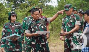 Danrem 084/BJ Brigjen TNI Kohir tinjau pembangunan BTP