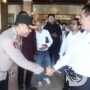 Polres Gresik Kawal Mentan Tinjau Gudang Bulog, Dukung Ketahanan Pangan