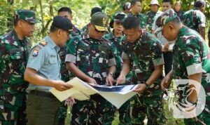 Danrem 084/Bhaskara Jaya Brigjen TNI Kohir cek pembangunan Yonif TP 931/KJ