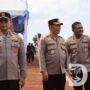 Polri bersama Petani Jagung Tuban Sambut Kehadiran Presiden RI saat Panen Raya