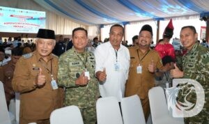 Danrem 084/Bhaskara Jaya Brigjen TNI Kohir hadiri peresmian KDKMP