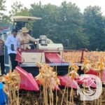 Kapolri Jenderal Listyo Sigit Prabowo dampingi Presiden RI Prabowo Subianto Panen Raya Jagung di Tuban