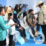 Presiden RI Prabowo Subianto sapa masyarakat