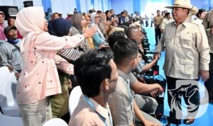Presiden RI Prabowo Subianto sapa masyarakat