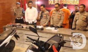 Kapolres Pasuruan AKBP Harto Agung Cahyono ungkap kasus kejahatan
