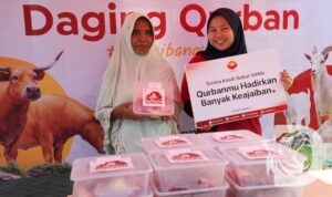 Yayasan Insan Mandiri, membagikan Daging Kurban di Hari Raya Idul Adha 1447 H
