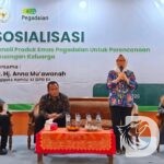 Pegadaian Kantor Wilayah XII Surabaya, menggelar sosialisasi diikuti 100 anggota Muslimat NU
