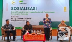 Pegadaian Kantor Wilayah XII Surabaya, menggelar sosialisasi diikuti 100 anggota Muslimat NU