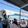 Terkendala Cuaca Buruk, Polsek Kawasan Pelabuhan Gresik Kawal Kedatangan 247 Penumpang KM E.B 6F