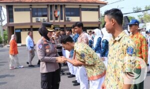 Kapolres Bojonegoro AKBP Yenni Diarty beri perlindungan dengan Polisi Jogo Sekolah